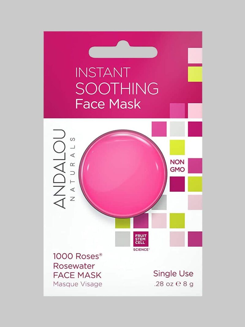 Andalou Naturals 1000 Roses Instant Soothing Face Mask Pod