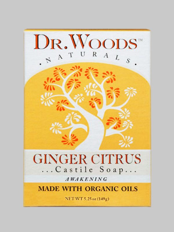 Dr. Woods Bar Soap Ginger Citrus