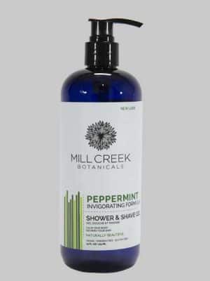 Mill Creek 2 in 1 Shower & Shave Gel Peppermint 14 oz