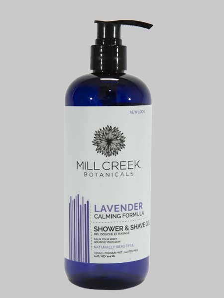 Mill Creek 2 in 1 Shower and Shave Gel Lavender 14 oz