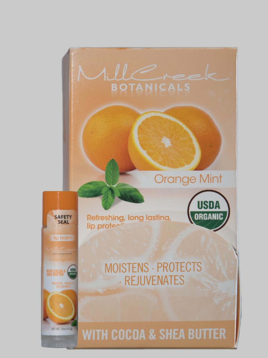 Mill Creek Botanicals Orange Mint Lip Balm