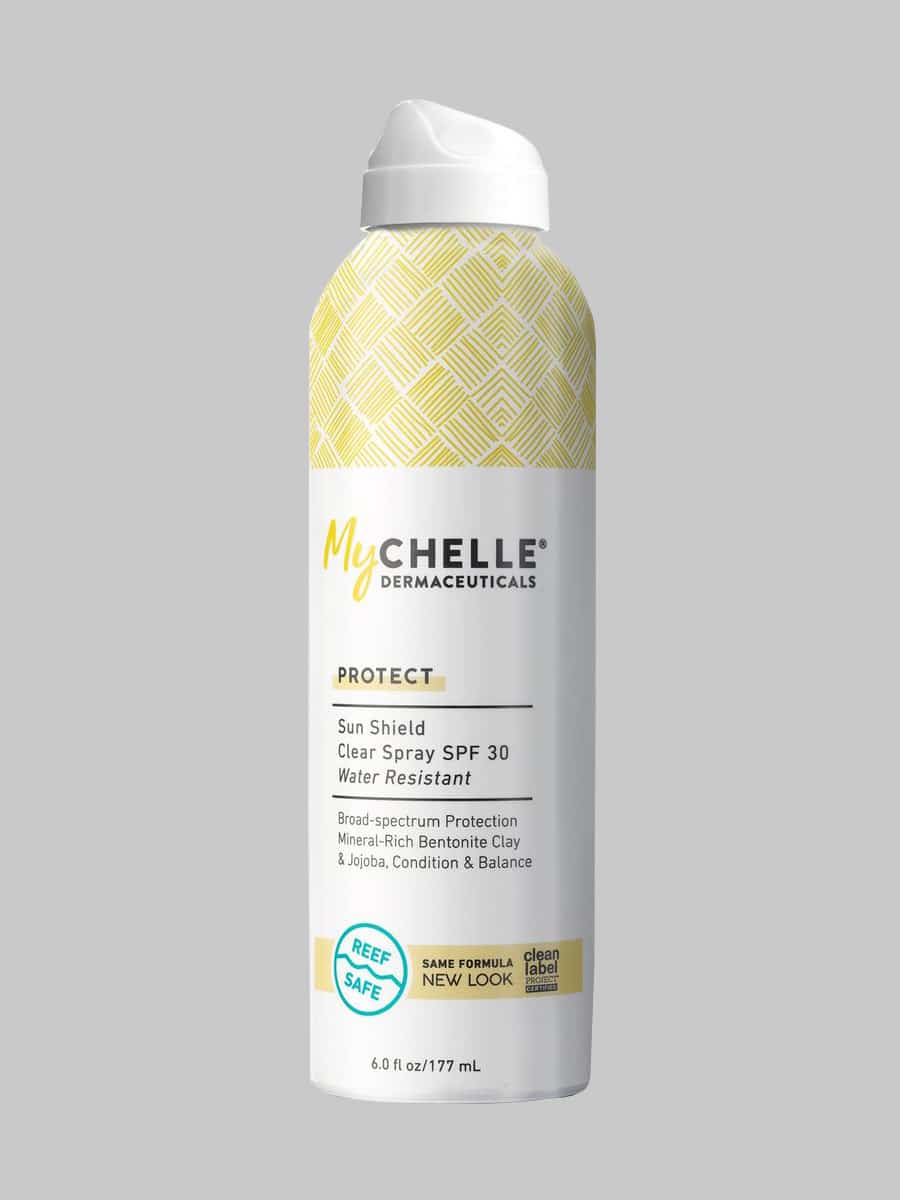 MyChelle Sun Shield Clear Spray SPF 30, Zinc-Oxide, Water 